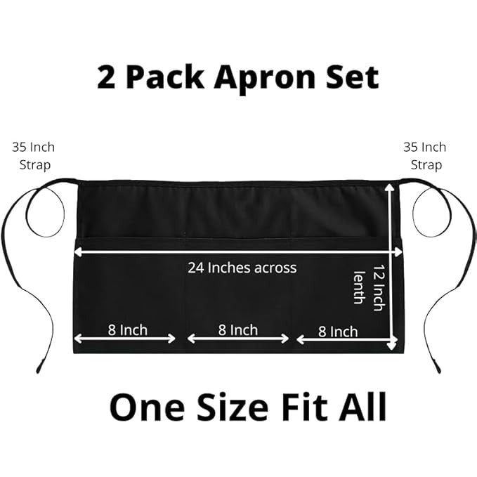 Half Aprons - Pack of 2