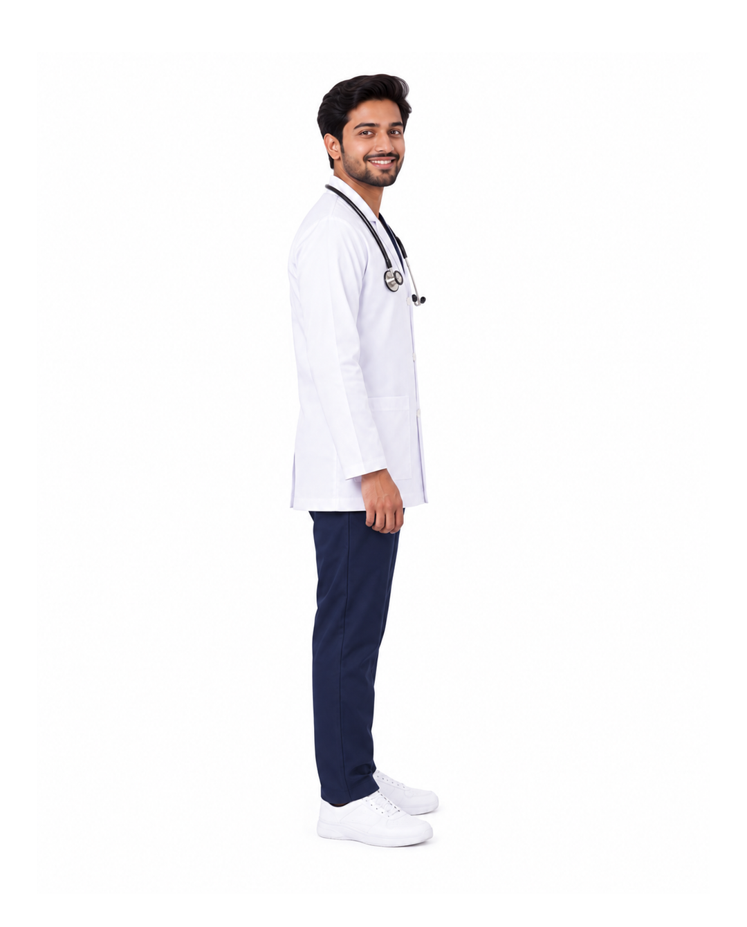 Full Men's Lab Coat Apron