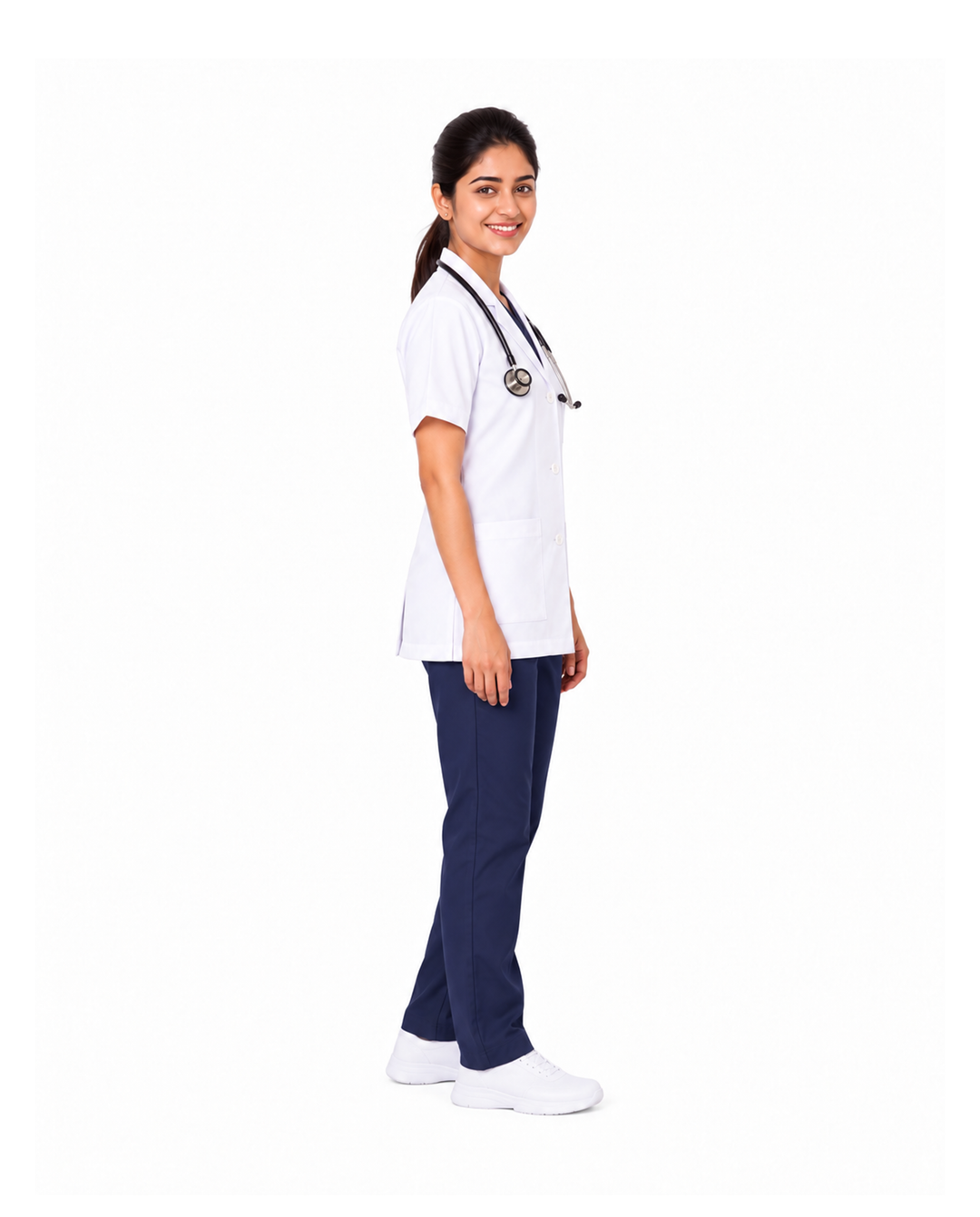Half Women's Lab Coat Apron