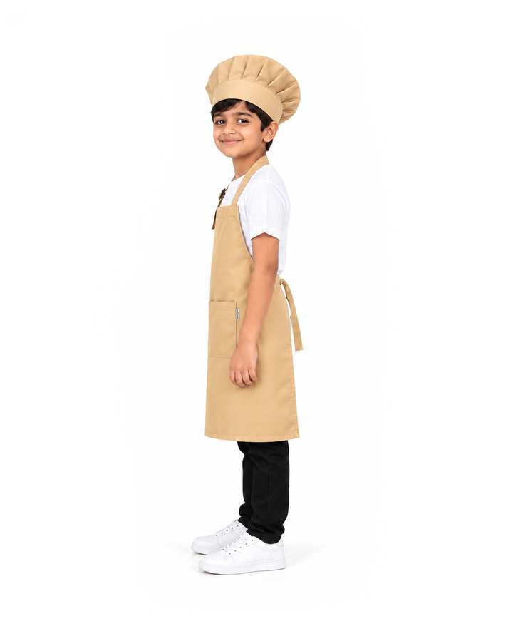 Kids Apron with Chef Cap
