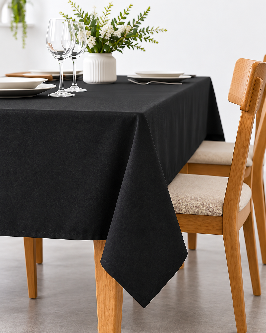 Black Table Cloth