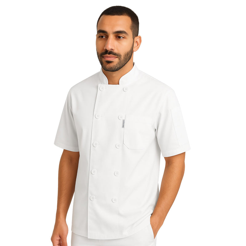 Half Chef Coat White (Personalisation Available)