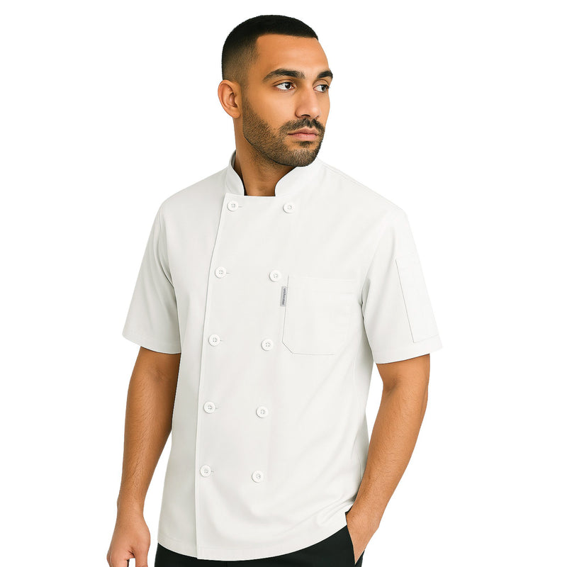 Half Chef Coat White (Personalisation Available)