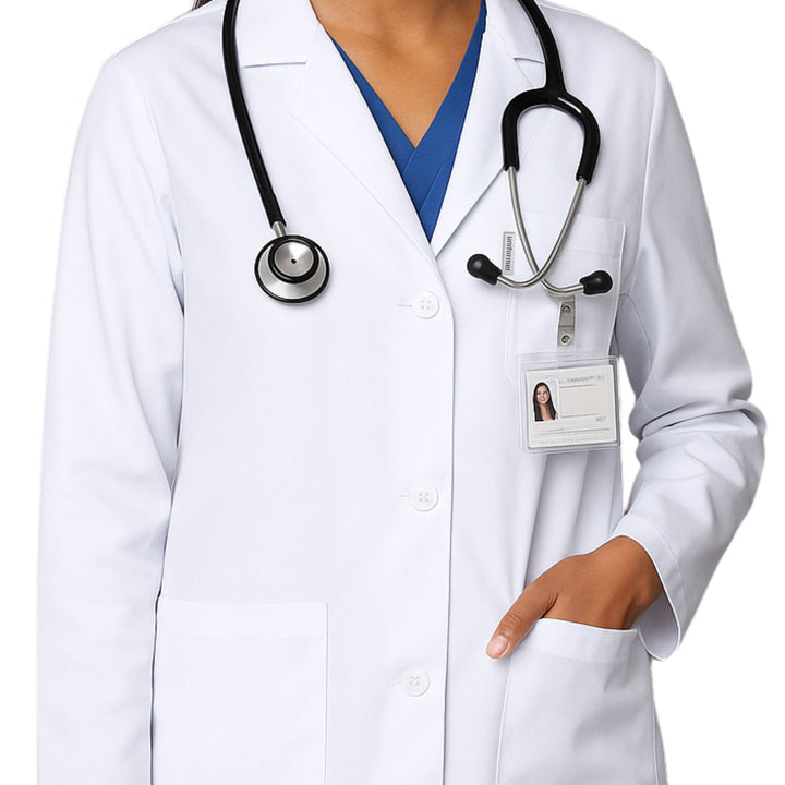 Full Women's Lab Coat Apron