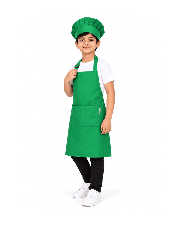 Kids Apron with Chef Cap