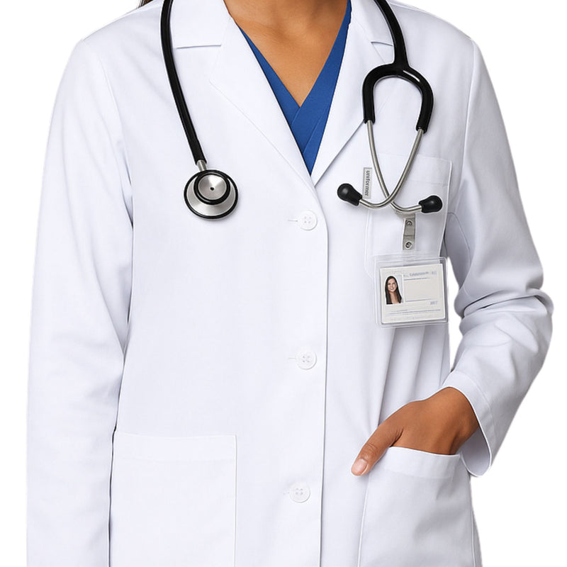 White Lab Coat Women (Personalisation Available)