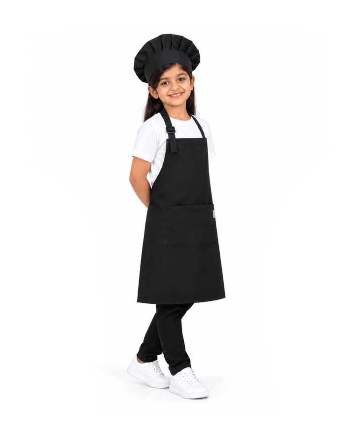 Kids Apron with Chef Cap