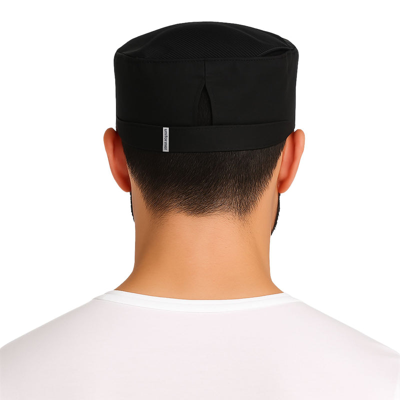 Chef Caps Black – Pack Of 2