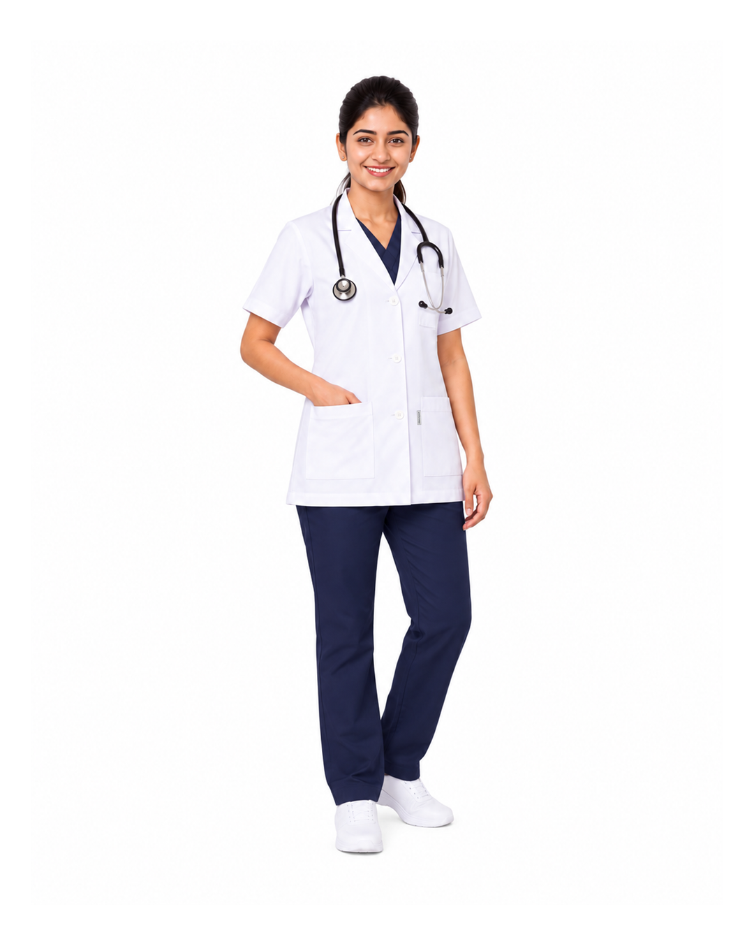 Half Women's Lab Coat Apron