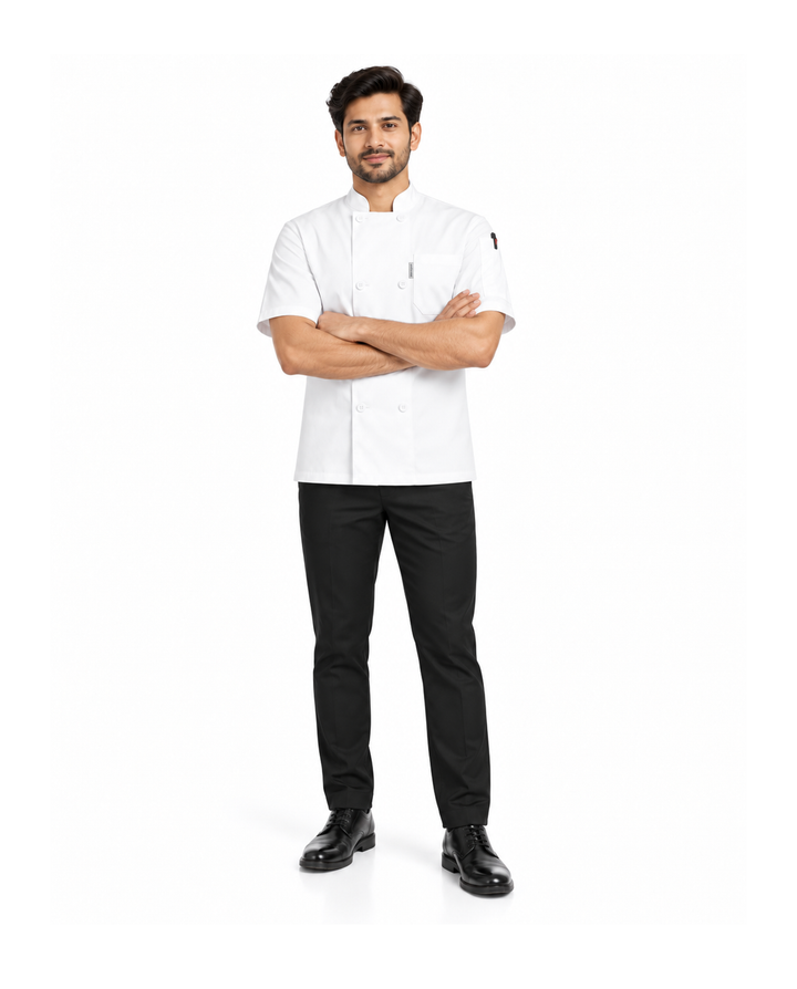 Classic Half Sleeves Unisex Chef Coat