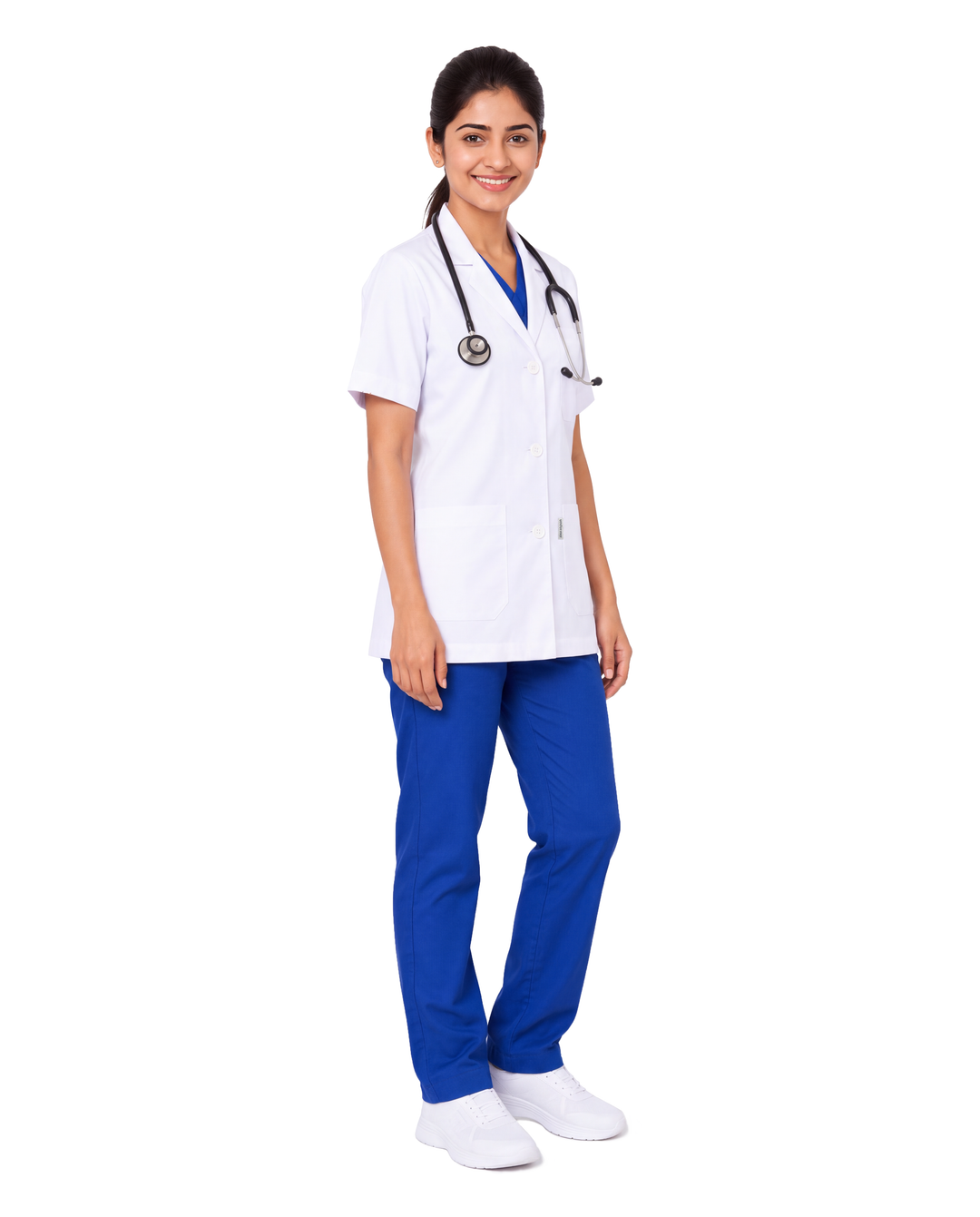 Half Women's Lab Coat Apron