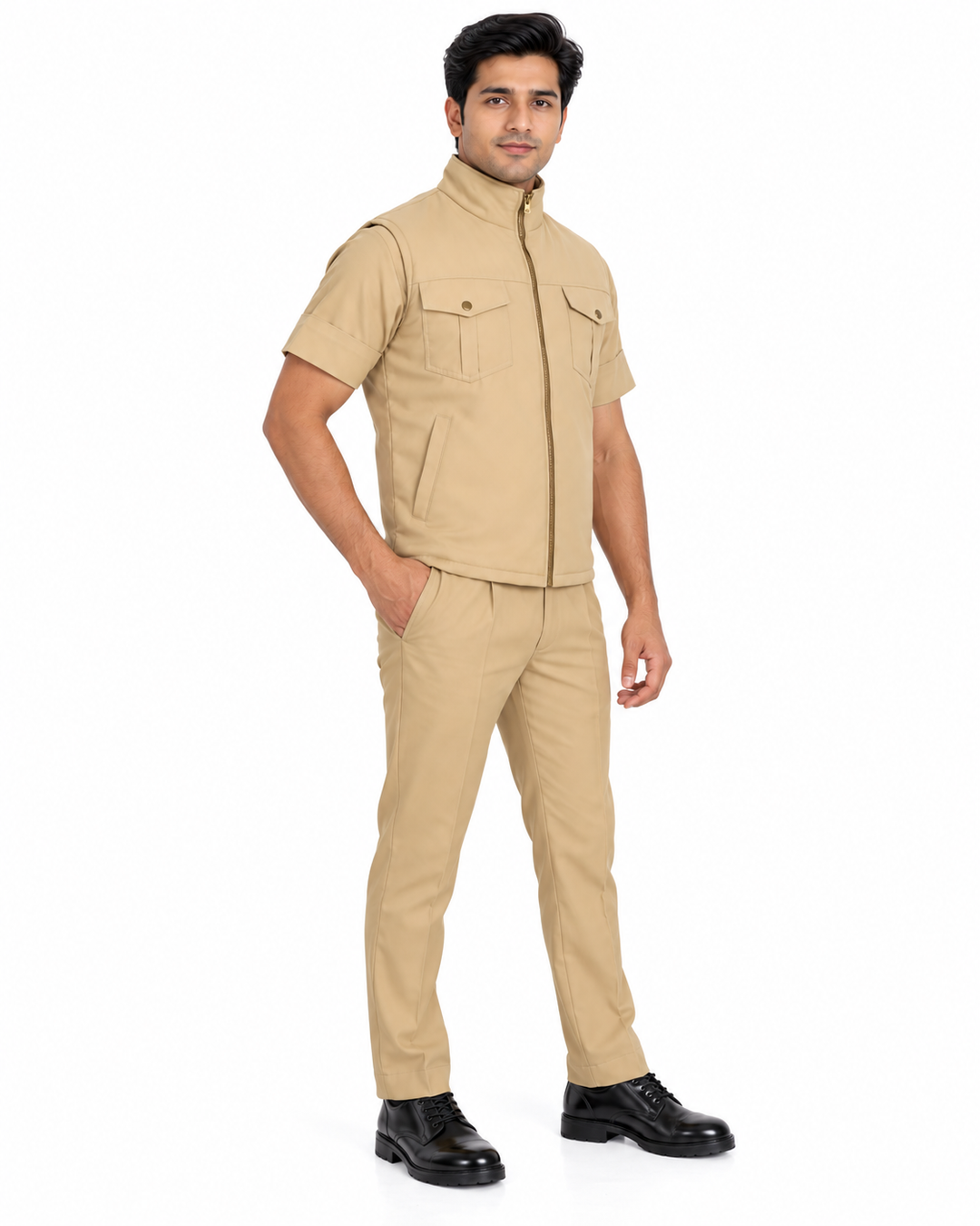 Khaki Half Jacket