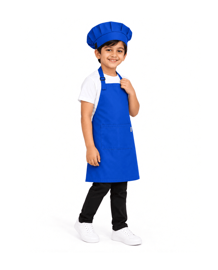 Kids Apron with Chef Cap
