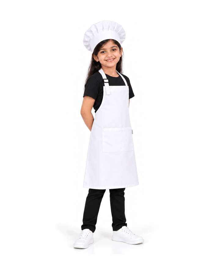 Kids Apron with Chef Cap