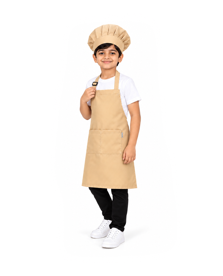 Kids Apron with Chef Cap