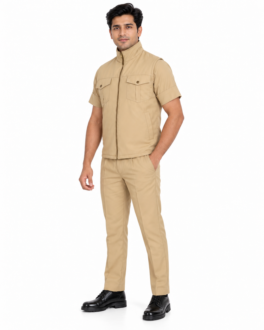 Khaki Half Jacket