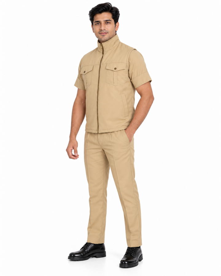 Khaki Half Jacket