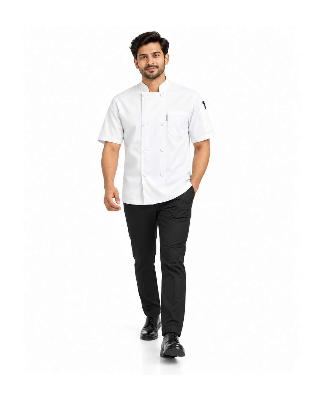 Classic Half Sleeves Unisex Chef Coat
