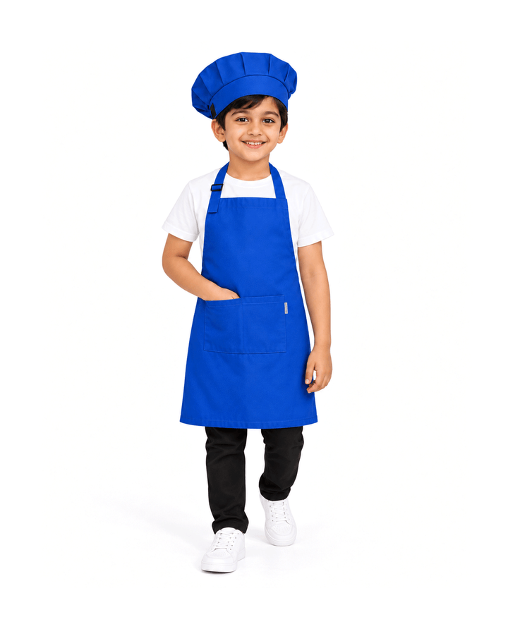 Kids Apron with Chef Cap