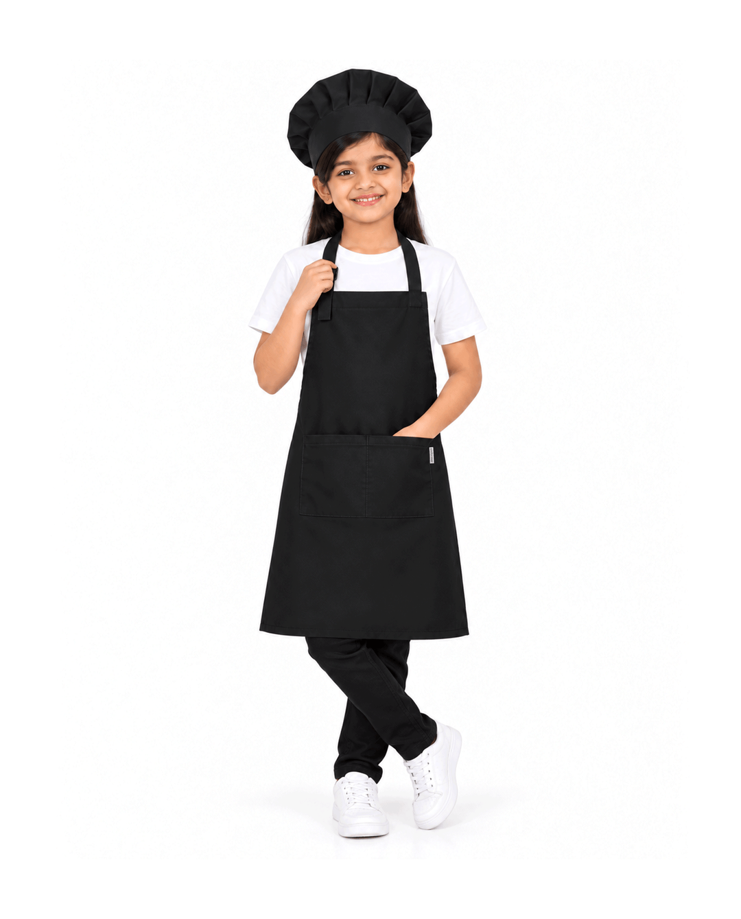 Kids Apron with Chef Cap