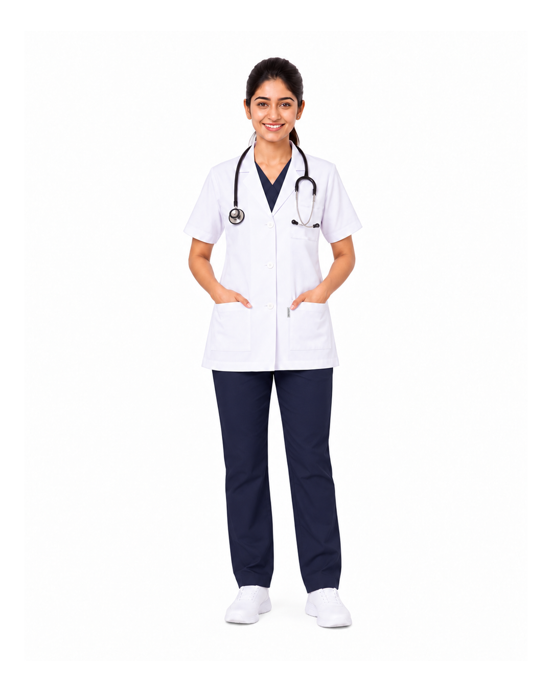 Half Women's Lab Coat Apron