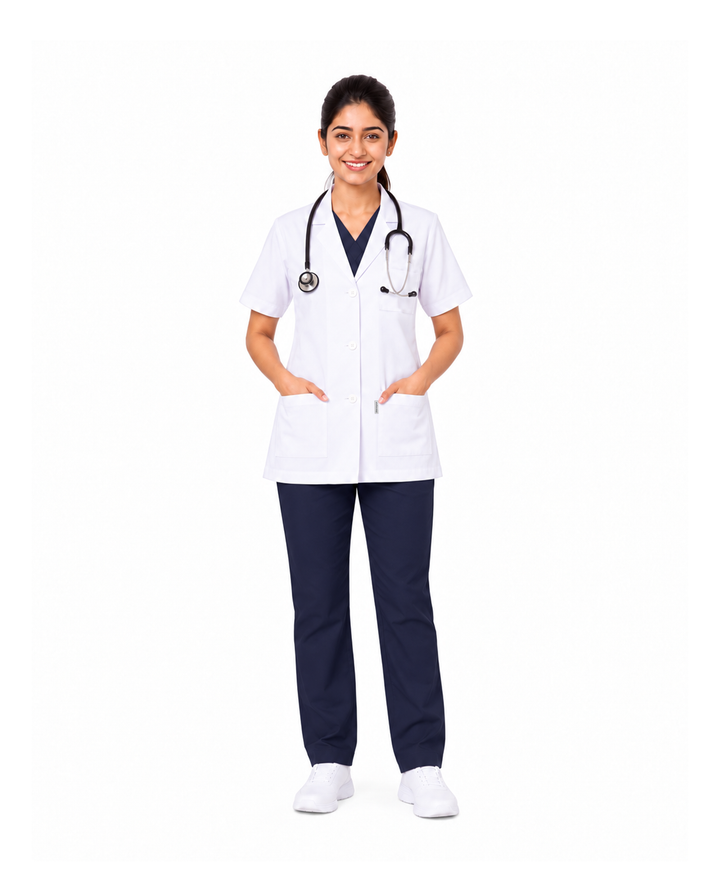 Half Women's Lab Coat Apron