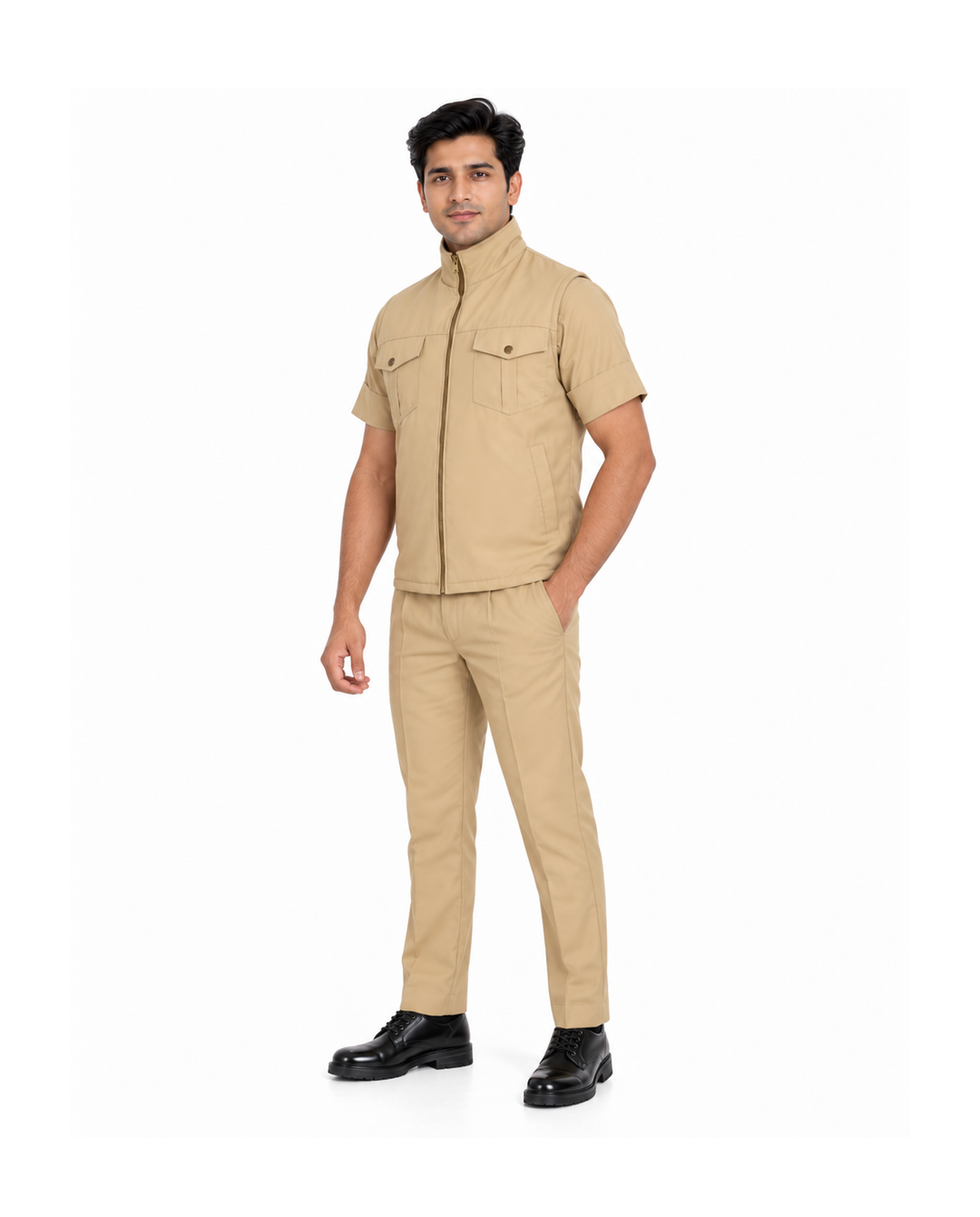 Khaki Half Jacket