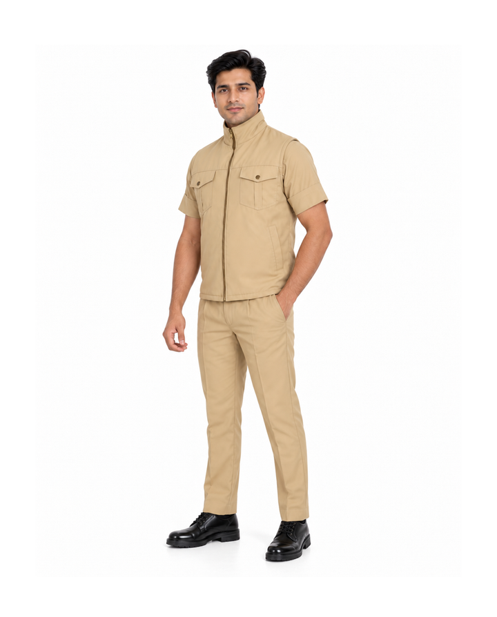 Khaki Half Jacket