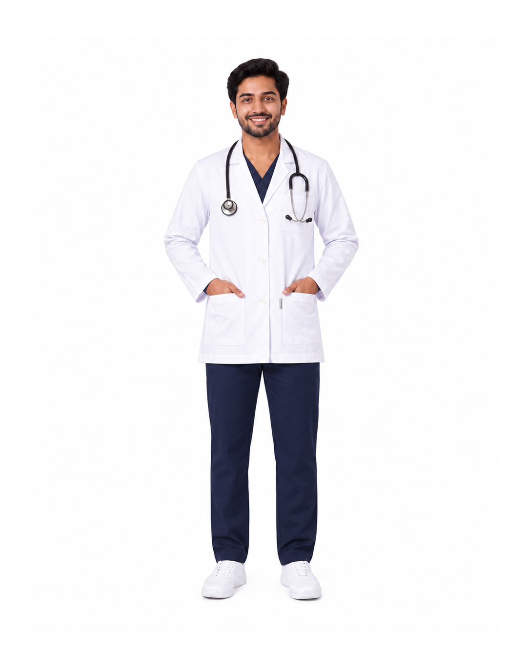 Full Men's Lab Coat Apron