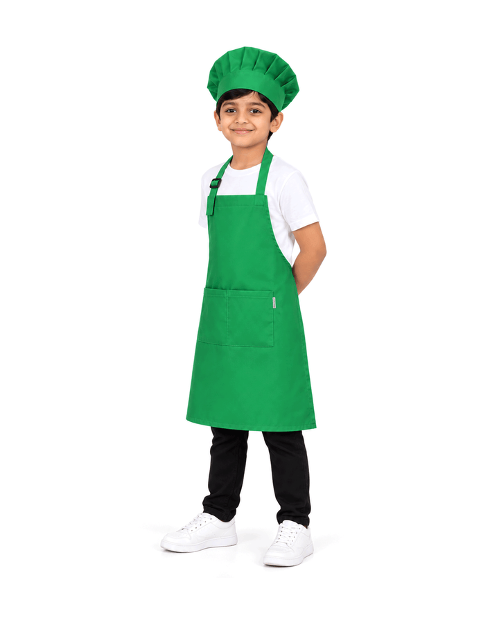 Kids Apron with Chef Cap