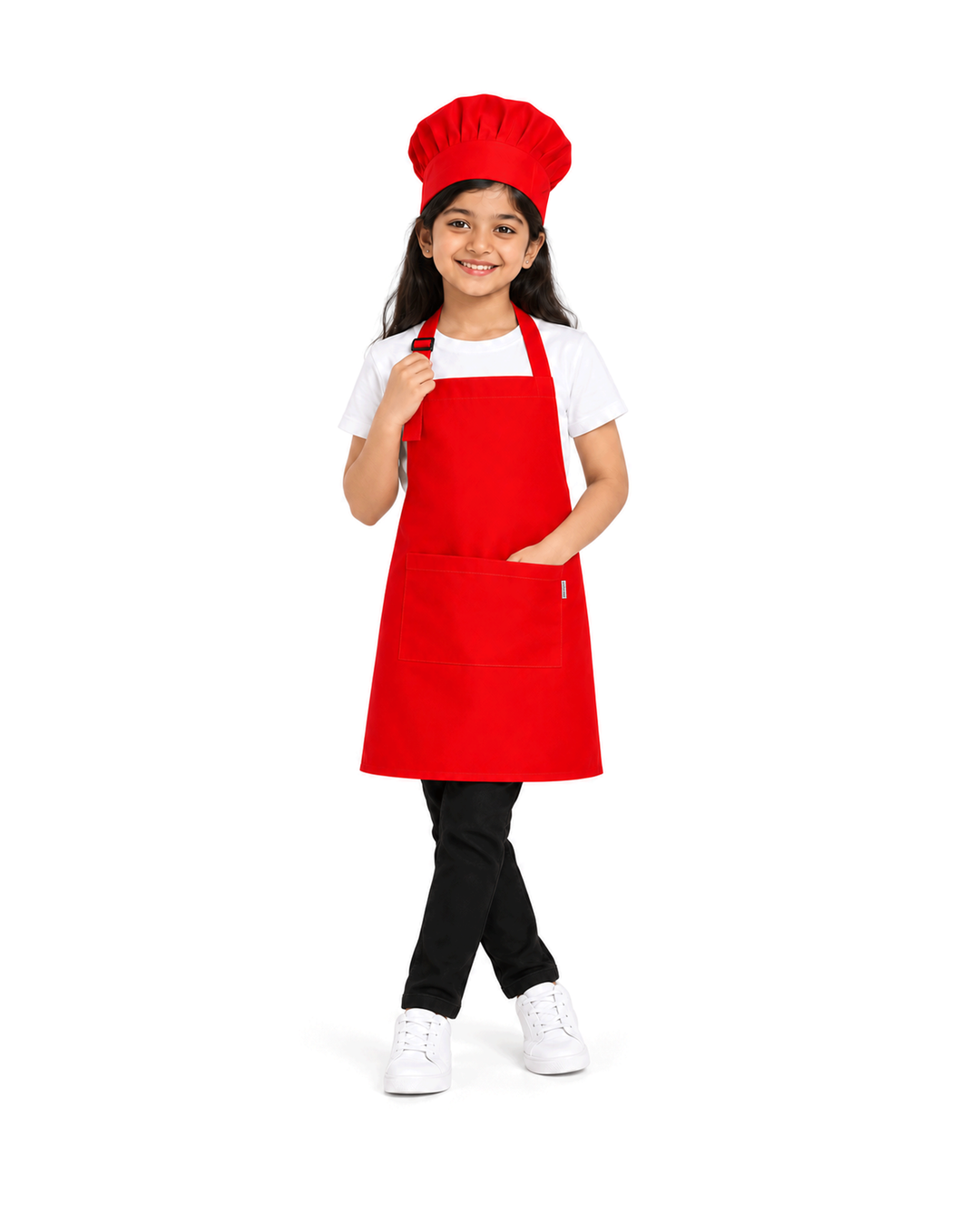 Kids Apron with Chef Cap