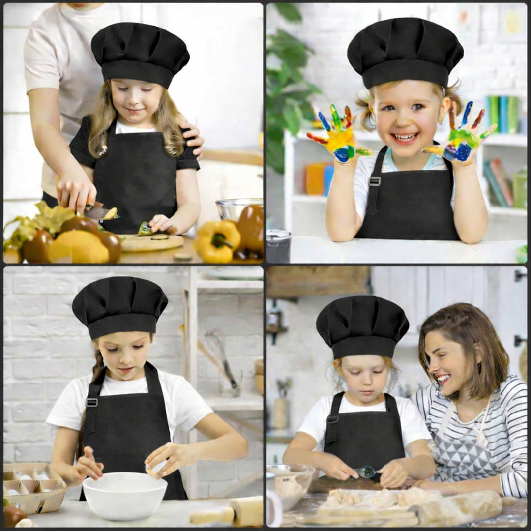 Kids Apron with Chef Cap Pack of 12
