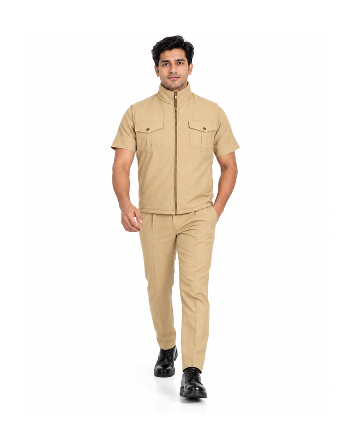 Khaki Half Jacket