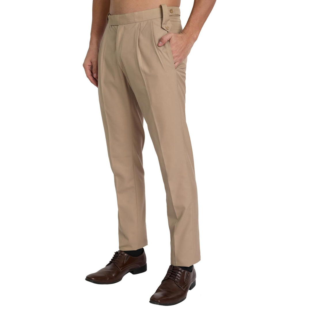 Khaki Police Full Sleeves Shirt and Trouser Set