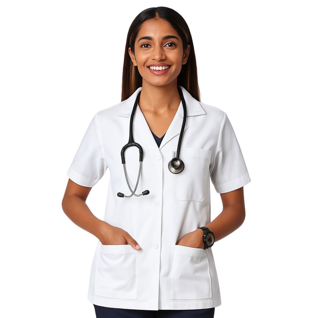 Women Half Lab Coat Pack of 2