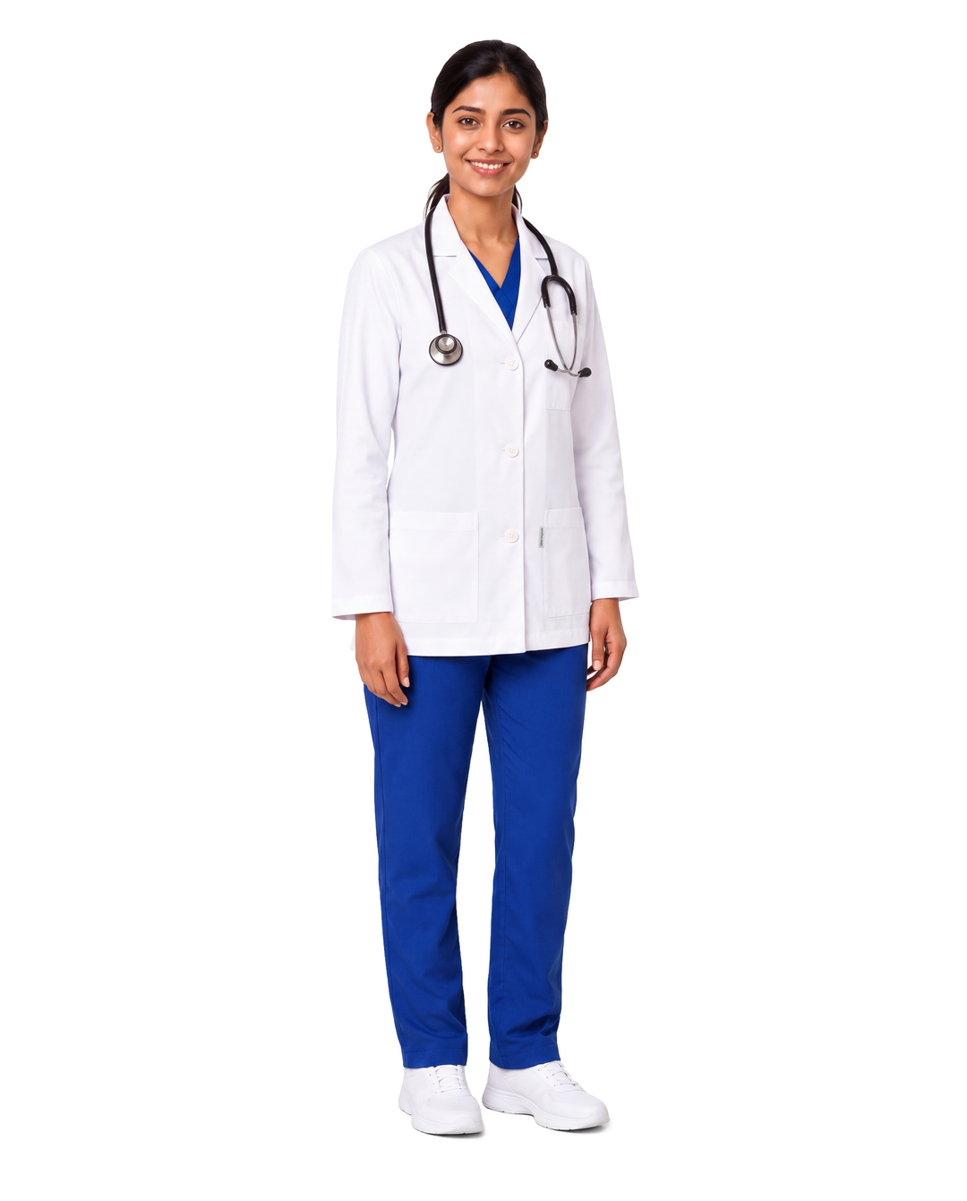 Full Women's Lab Coat Apron