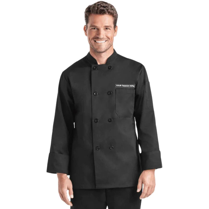 Chef Coat Black (Personalisation Available)