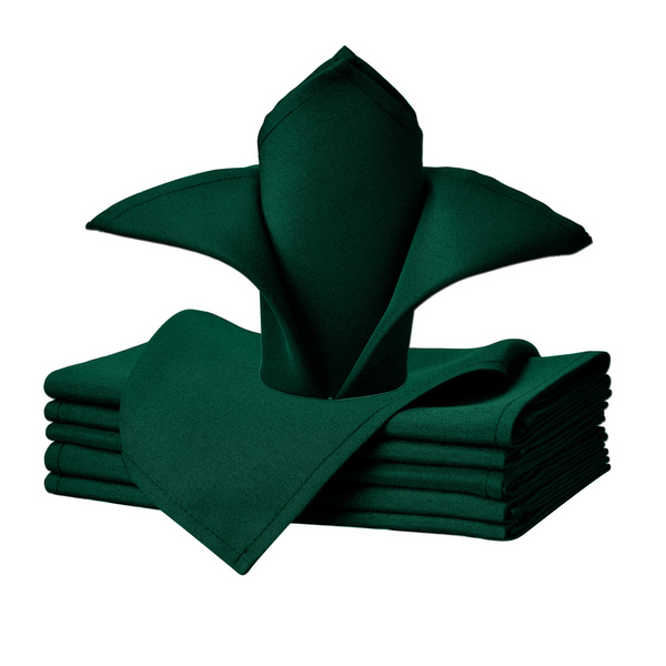 Green Table Napkins - Pack of 6