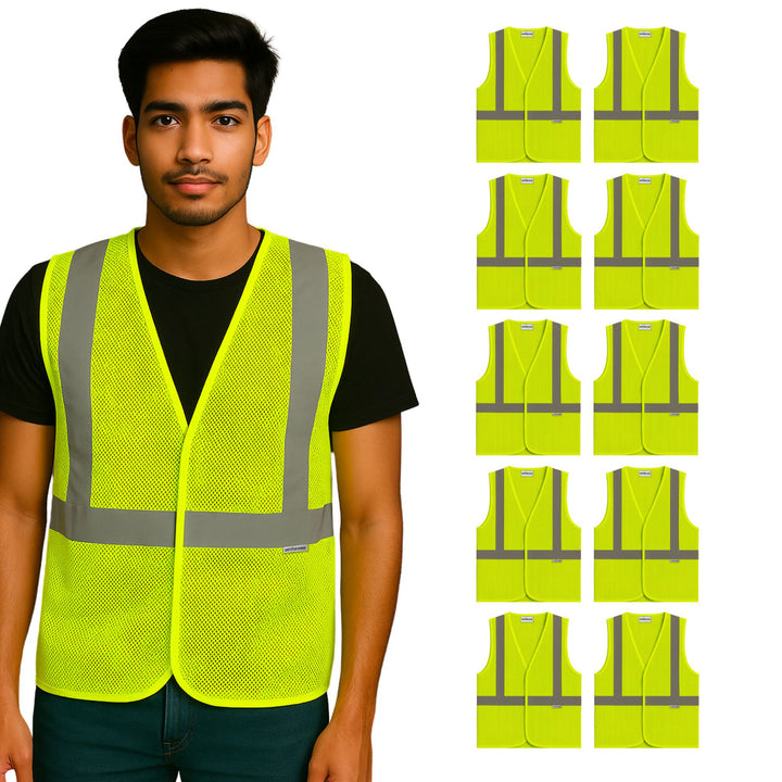 Classic Safety Jacket Pack of 10