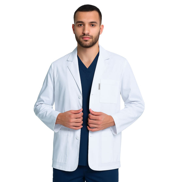 White Lab Coat Men (Personalisation Available)