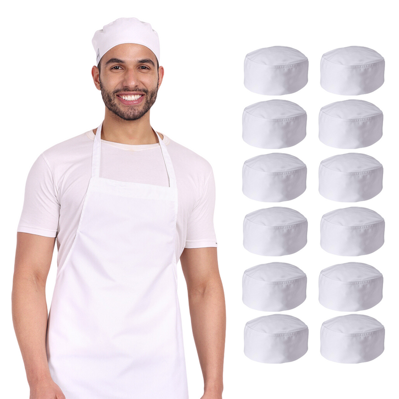 Chef Caps White – Pack Of 12