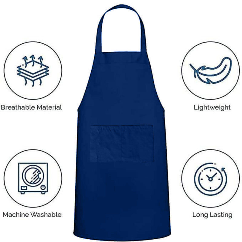 Blue Aprons - Pack of 12 (Personalisation available)