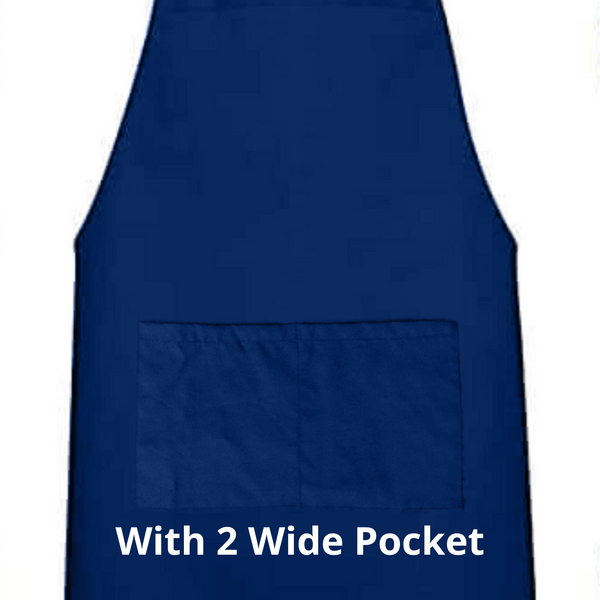 Blue Aprons - Pack of 6 (Personalisation available)