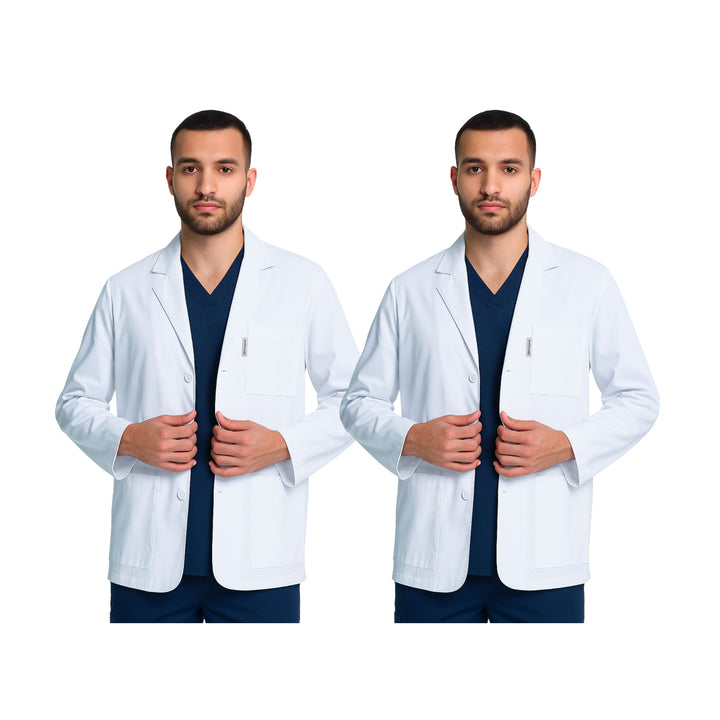 Mens Full Lab Coat Pack of 2