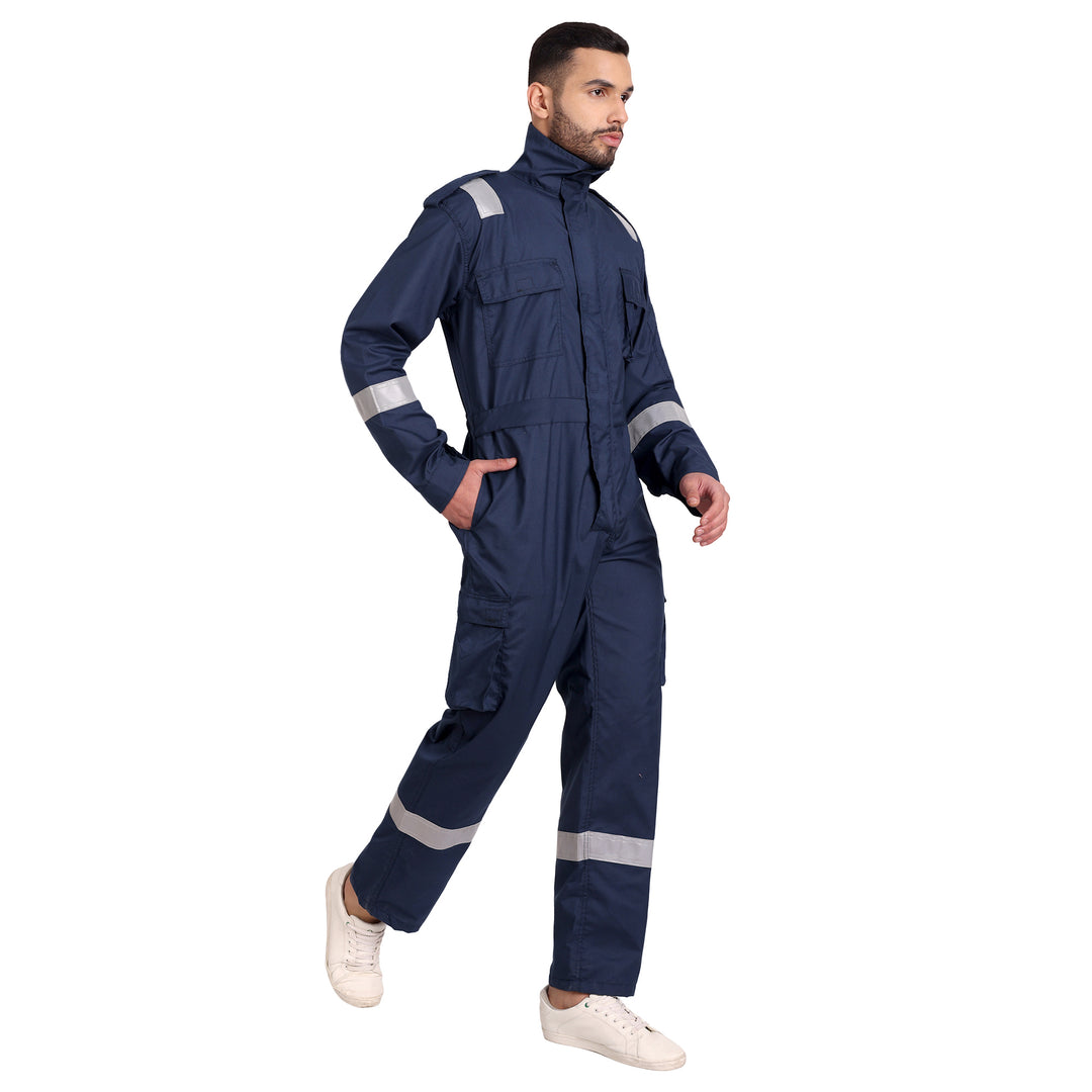 Treated Flame Retardant Coverall