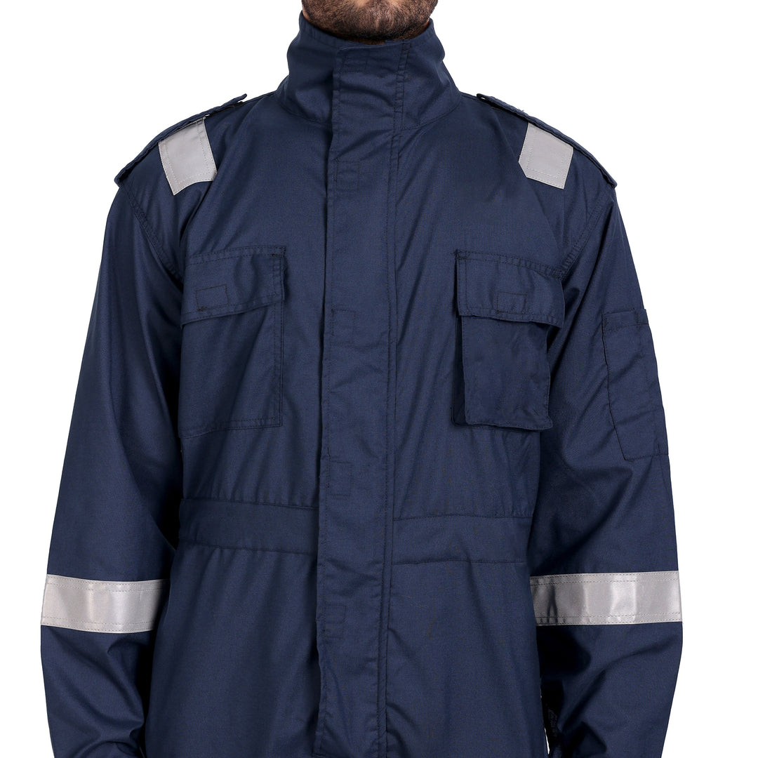 Treated Flame Retardant Coverall