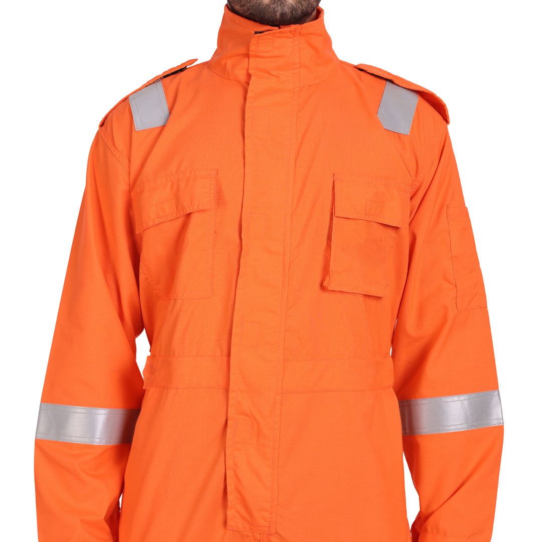 Treated Flame Retardant Coverall