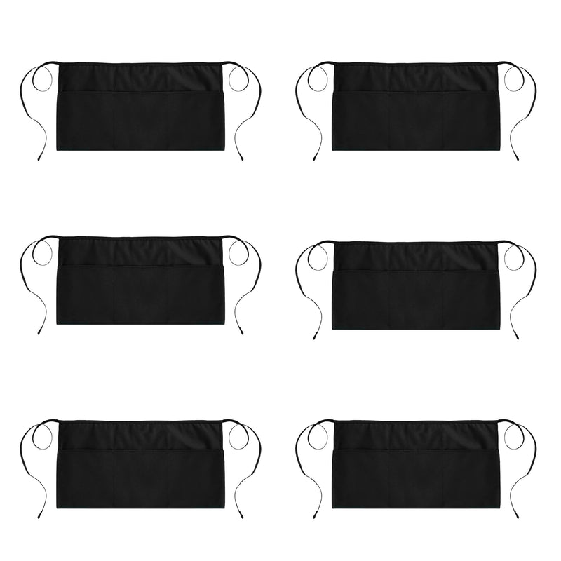 Half Aprons - Pack of 6 (Personalisation available)