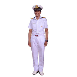 Indian Navy Uniform - White Uniform for Women