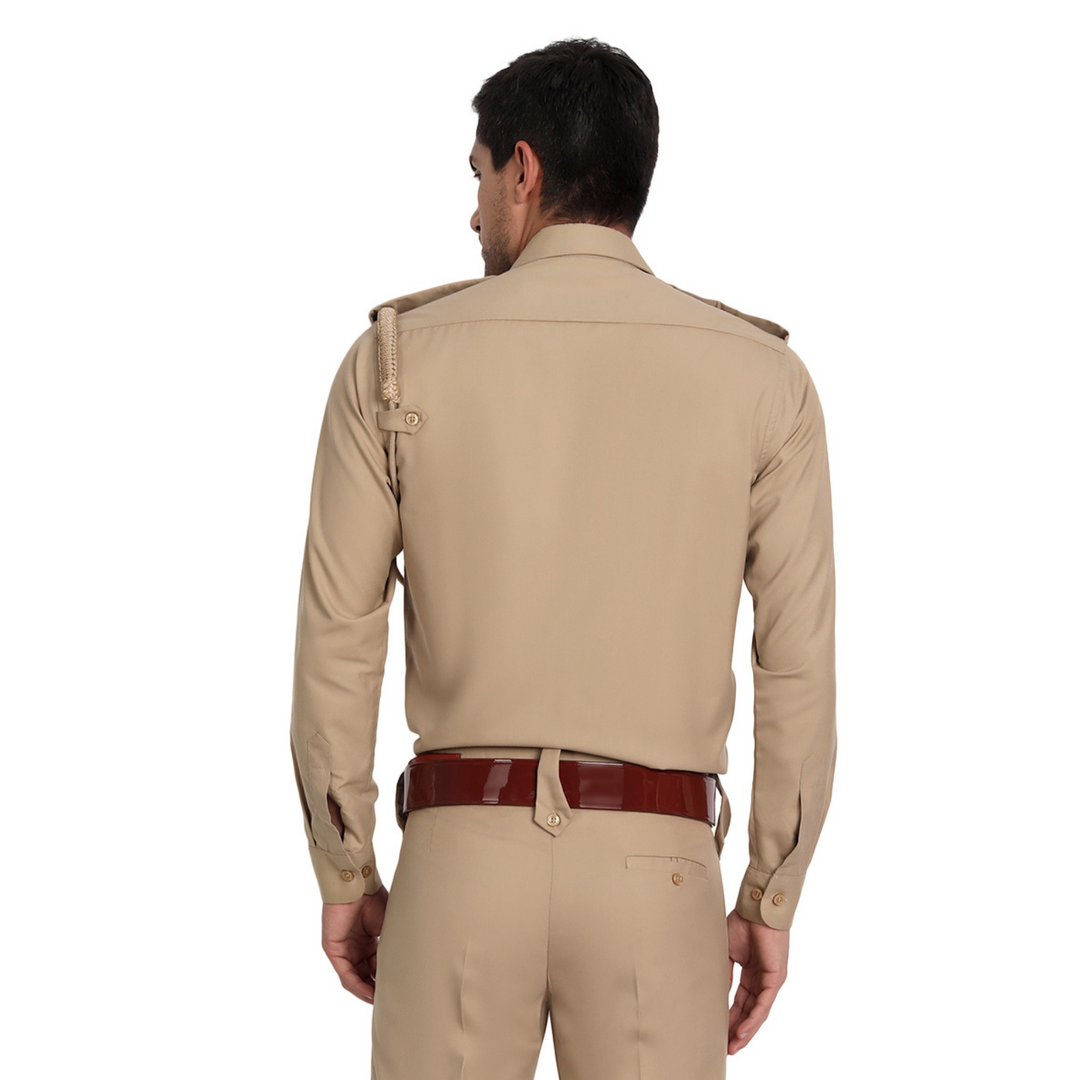 Police Khaki Full Shirt